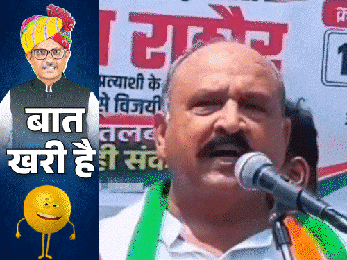 दिलावर को बोले प्रहलाद गुंजल- ‘बकवास मत कर’:बाड़मेर में RLP के ‘दिन-मान’, ‘वाटर पार्क’ बने वोटर की मुसीबत
