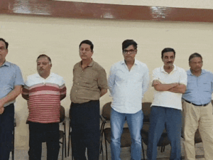 हाईकोर्ट की बिल्डिंग निर्माण में गड़बड़ी पर कंट्रक्शन-कंपनी मालिक गिरफ्तार:दो साल से फरार था 50 हजार का इनामी; हरिद्वार से पकड़कर लाई पुलिस