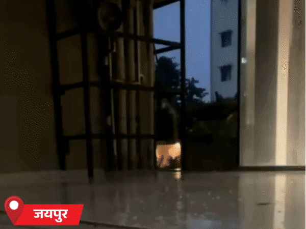 अलवर में 4-घंटे बारिश, धौलपुर में मकान की दीवार ढही:करौली में दिन में ही अंधेरा छाया, चूरू में जगह-जगह जलजमाव; 5 डिग्री तक पारा गिरा